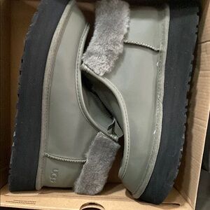 UGG Gray and Black Boots with Modern Design